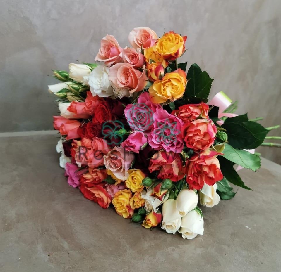 Букет цветов из: Розы в Куликовых Копанях