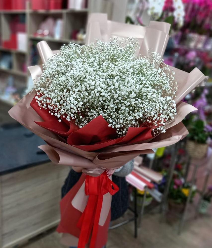Букет Белые хлопья в Куликовых Копанях Букет цветов из: Гипсофила в Куликовых Копанях