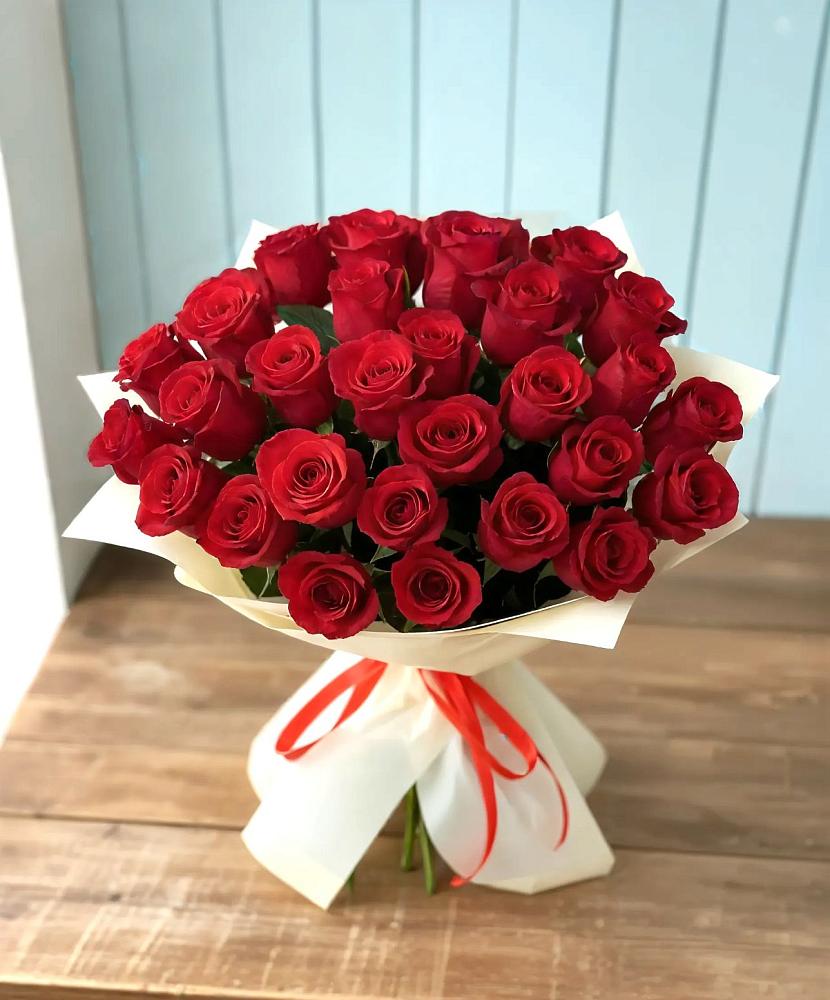 Букет 29 Красных роз в Куликовых Копанях