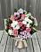 Букет цветов из: Альстромерии, Гвоздики, Розы и Хризантемы в Куликовых Копанях