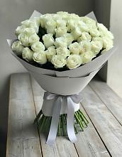 Букет 35 Белых роз в Куликовых Копанях