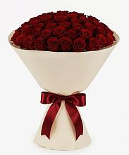 Букет 101 Бордовая роза Блэк Бакарра в Куликовых Копанях