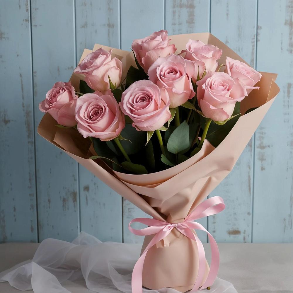 Букет цветов из: Розы в Куликовых Копанях