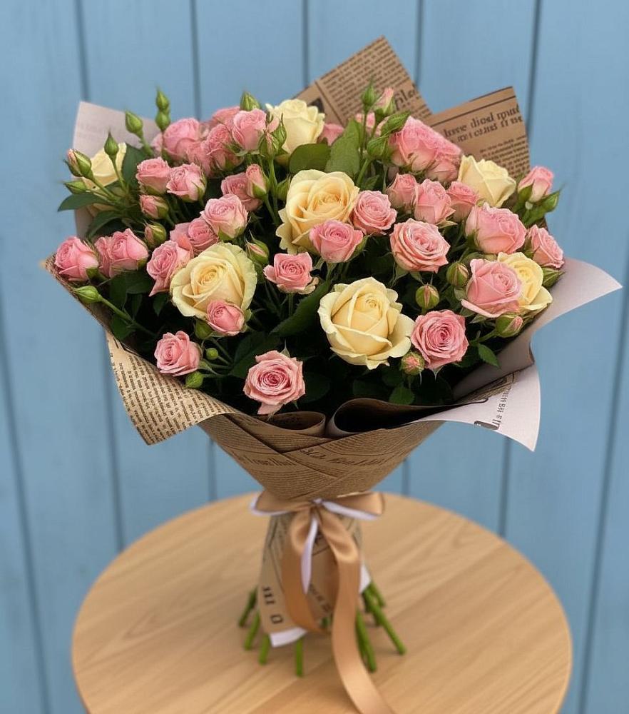 Букет цветов из: Розы в Куликовых Копанях