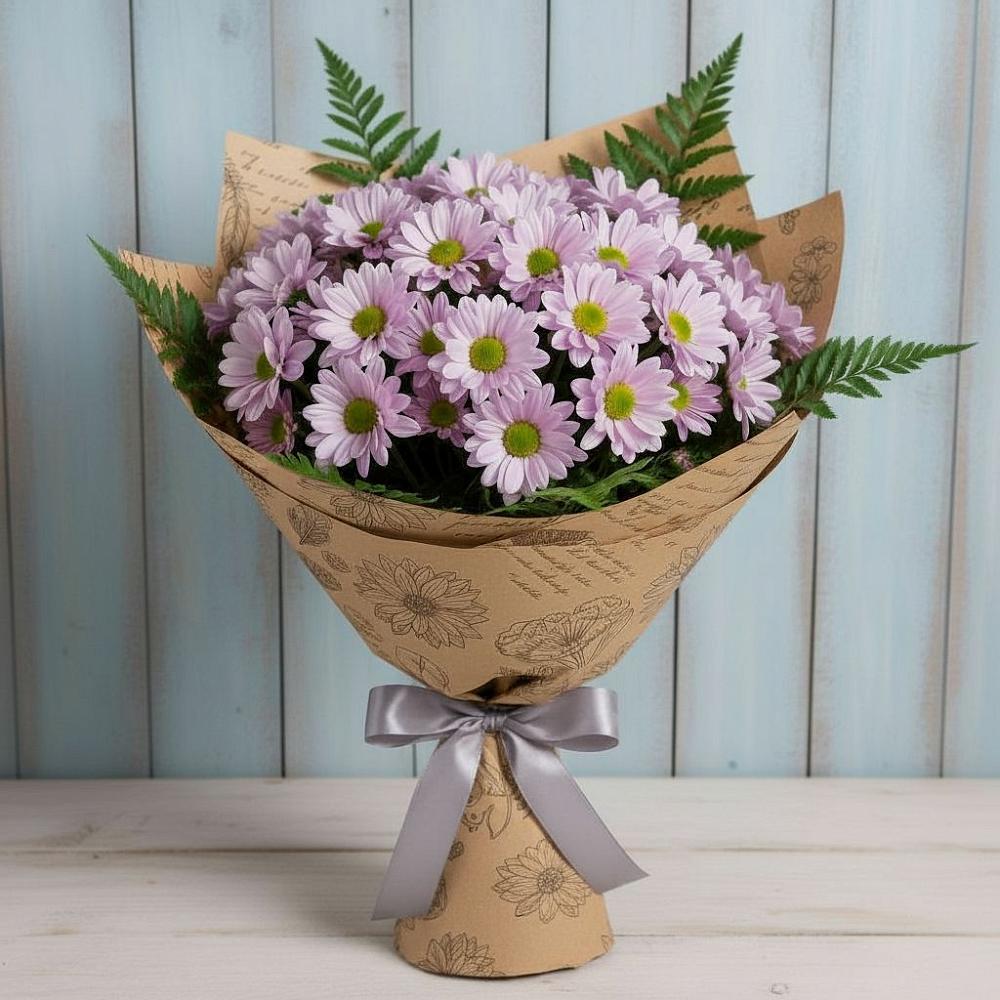 Букет цветов из: Хризантемы в Куликовых Копанях