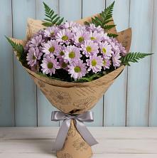 Букет цветов из:  Хризантемы в Куликовых Копанях