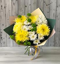 Букет цветов из:  Хризантемы в Куликовых Копанях