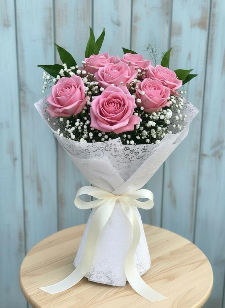 Букет цветов из: Розы в Куликовых Копанях