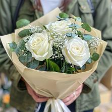 Букет Нежные грёзы в Куликовых Копанях Букет цветов из: Розы в Куликовых Копанях