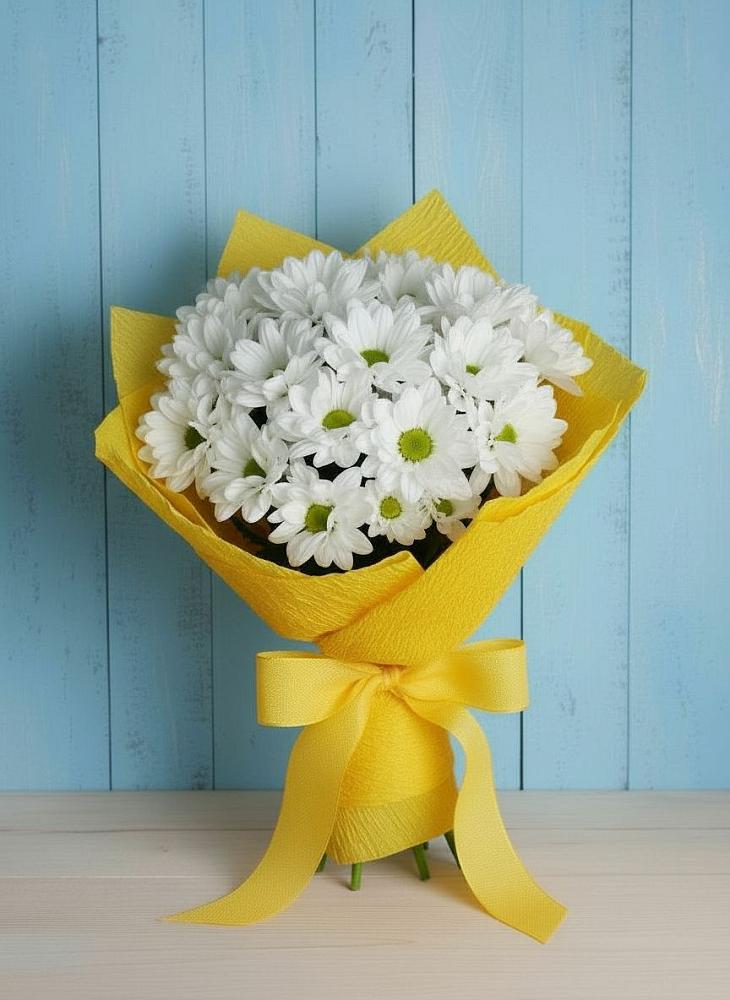 Букет цветов из: Хризантемы в Куликовых Копанях