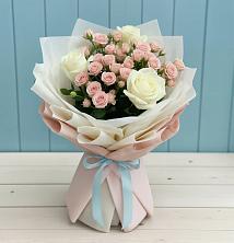 Букет цветов из:  Розы в Куликовых Копанях