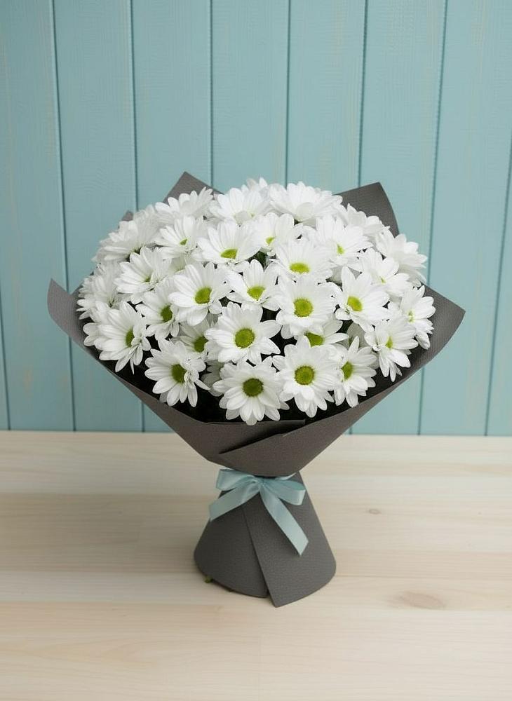 Букет цветов из: Хризантемы в Куликовых Копанях