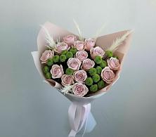 Букет цветов из:  Розы и Хризантемы в Куликовых Копанях