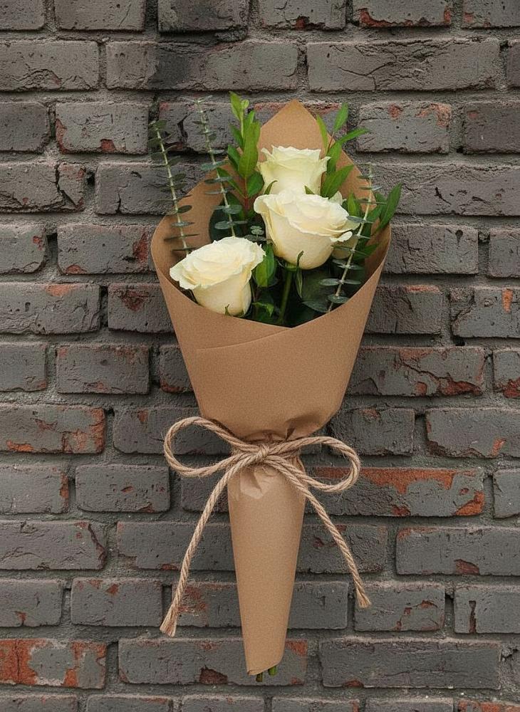 Букет из 3 роз в Куликовых Копанях Букет цветов из: Розы в Куликовых Копанях