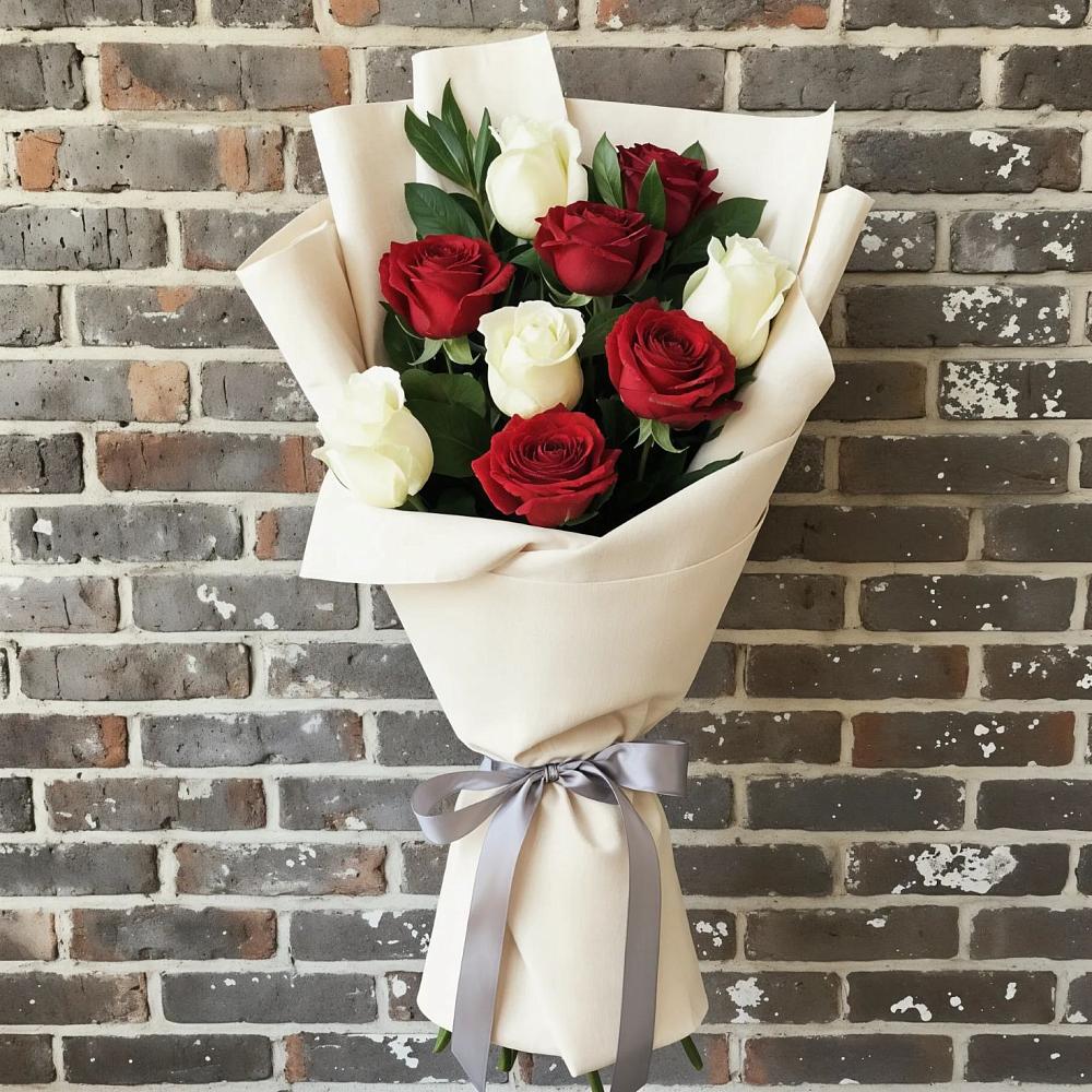 Букет цветов из: Розы в Куликовых Копанях