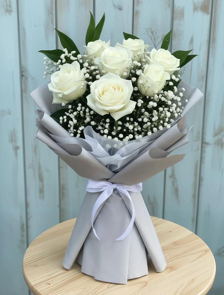 Букет цветов из: Розы в Куликовых Копанях