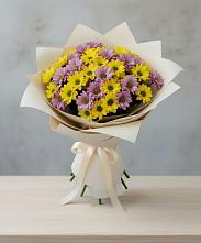 Букет цветов из:  Хризантемы в Куликовых Копанях