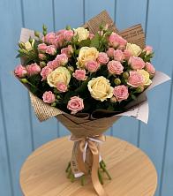 Букет цветов из:  Розы в Куликовых Копанях
