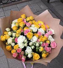 Букет цветов из:  Розы #REPLACE_PRED# Куликовых Копанях
