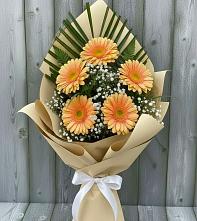Букет цветов из:  Герберы в Куликовых Копанях